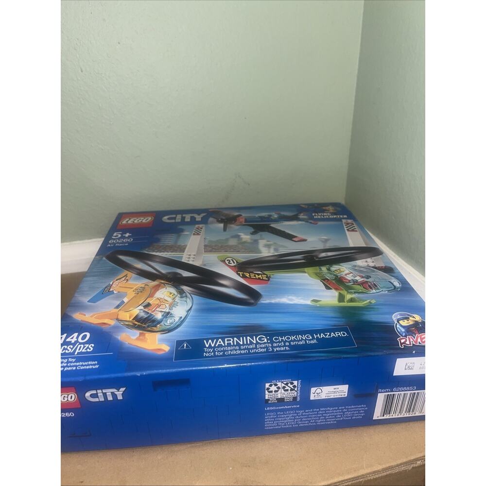 LEGO City #60260 Airport Air Race Flying Helicopter Rivera New Sealed 140 Pcs !! - Picture 6 of 6